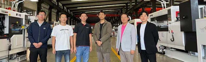 Équipements de production de cartons pour un client sud-coréen