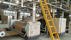 Ligne de production de carton ondulé 2 plis