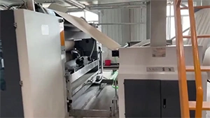 Ligne de production de carton ondulé 7 plis