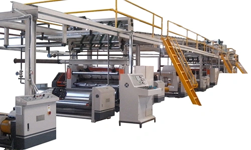 Ligne de production de carton ondulé 3 plis